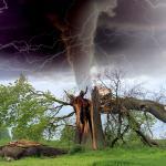 Tornado. Protecting your home from storm damage